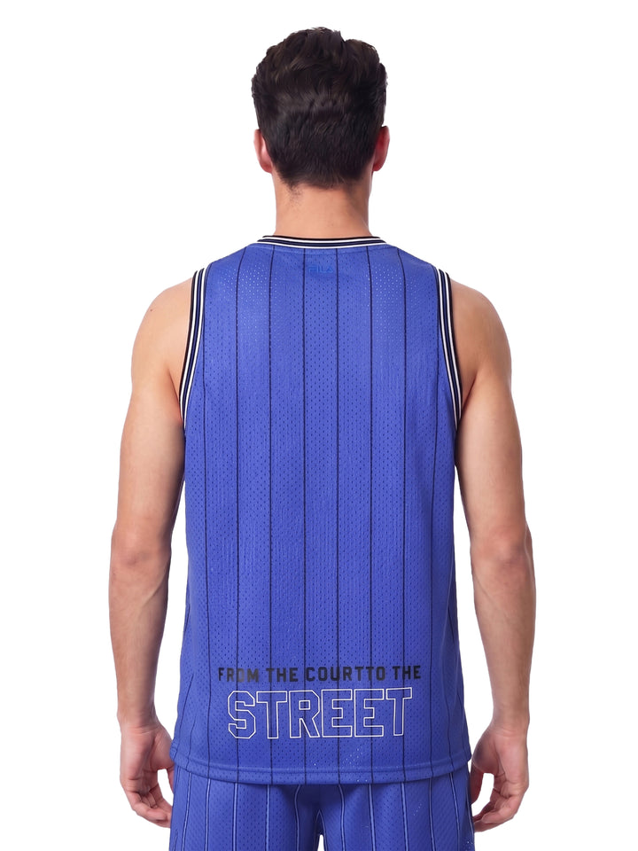 Fila Unisex Blue Walt Sleeve Less Tank