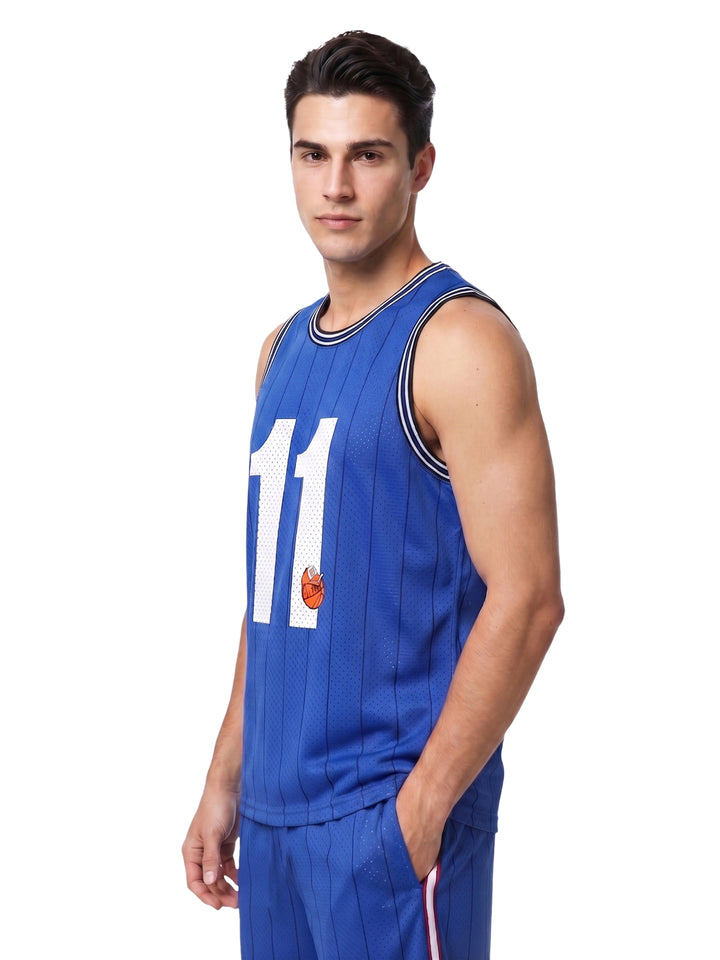 Fila Unisex Blue Walt Sleeve Less Tank