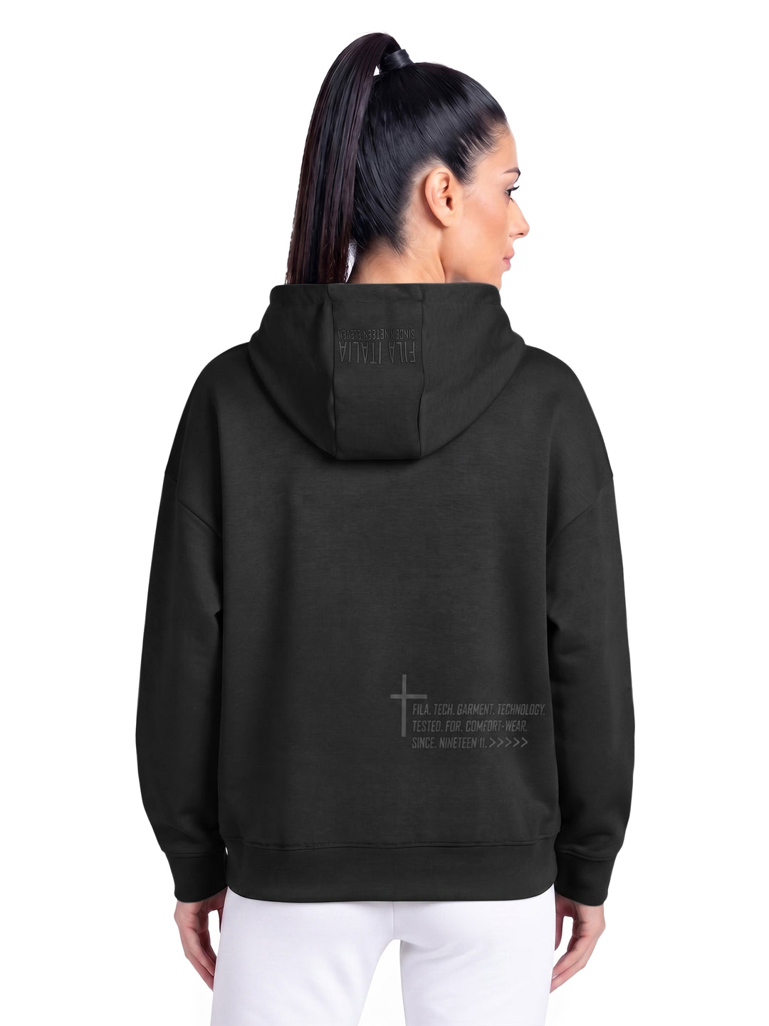 Fila Unisex Black Cosmic Sweatshirt