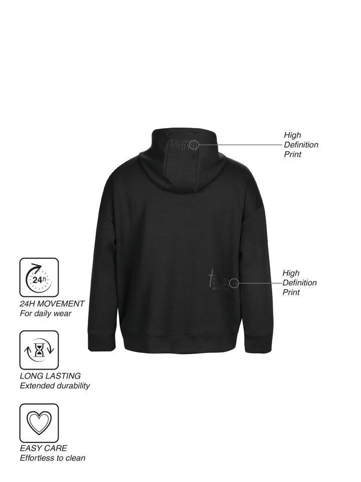 Fila Unisex Black Cosmic Sweatshirt