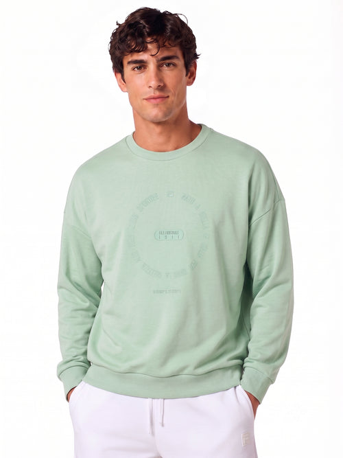 Fila Unisex Iceberg Green Bass Sweatshirt