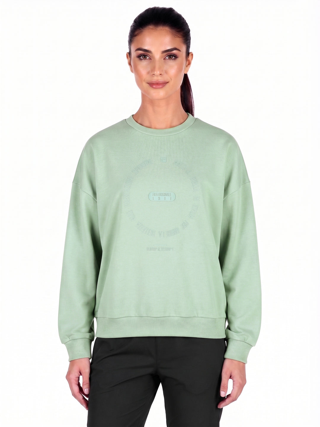 Fila Unisex Iceberg Green Bass Sweatshirt