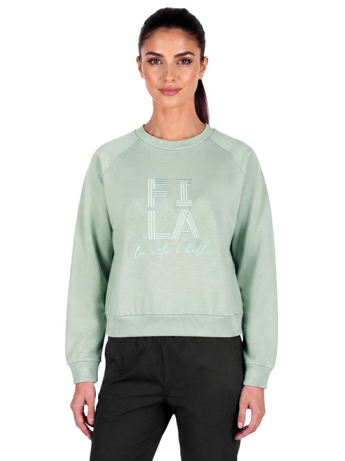 Fila Women Iceberg Green Aemi Sweatshirt