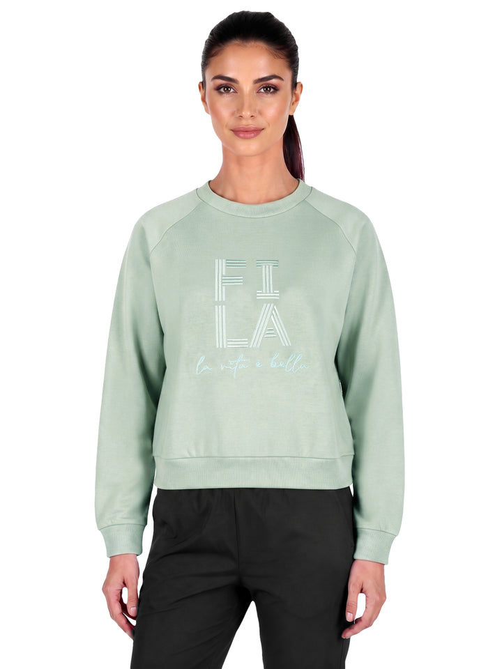 Fila Women Iceberg Green Aemi Sweatshirt