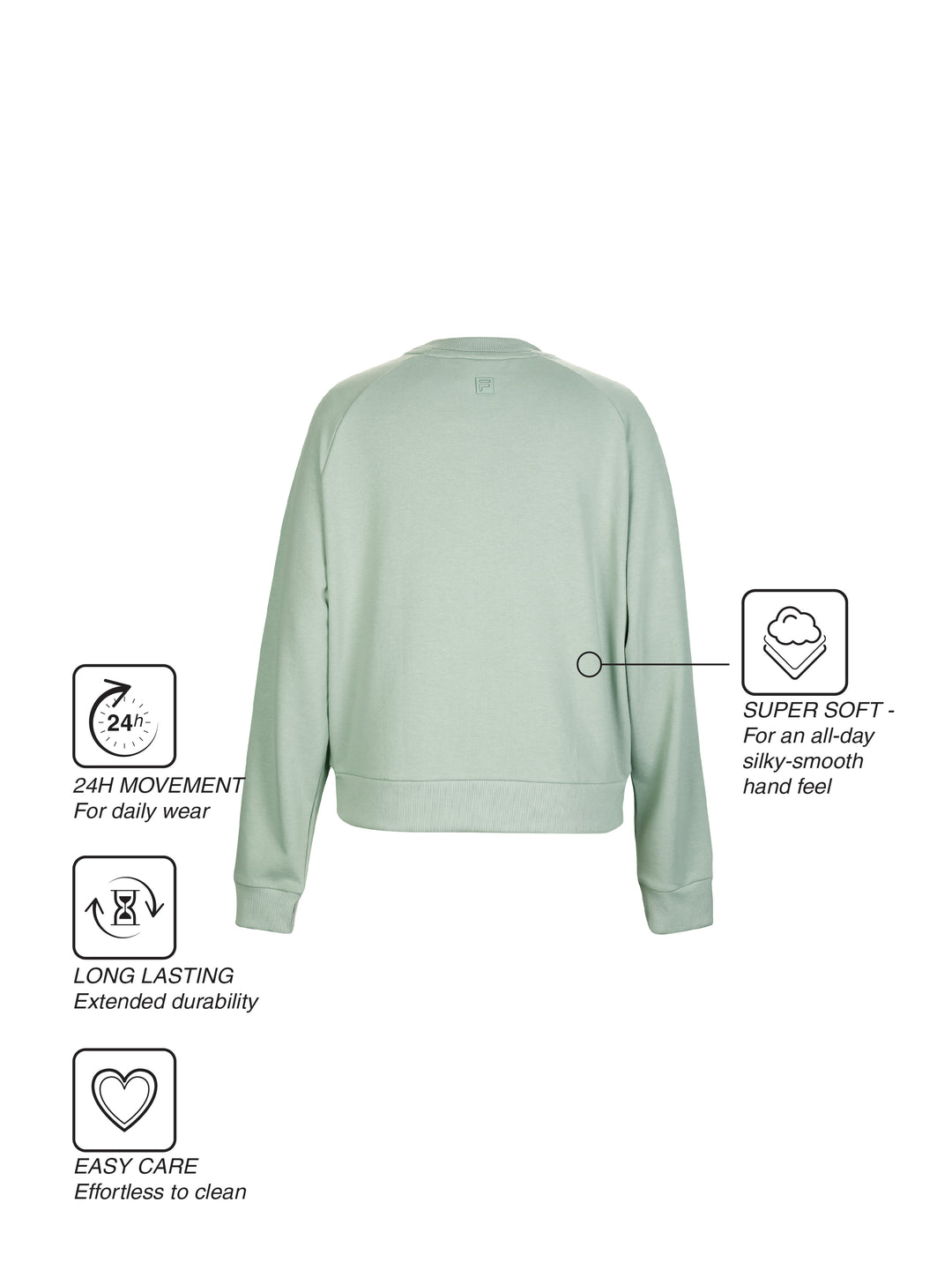 Fila Women Iceberg Green Aemi Sweatshirt