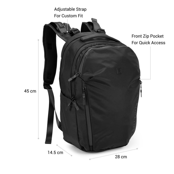 Fila Unisex Black Benton Backpack