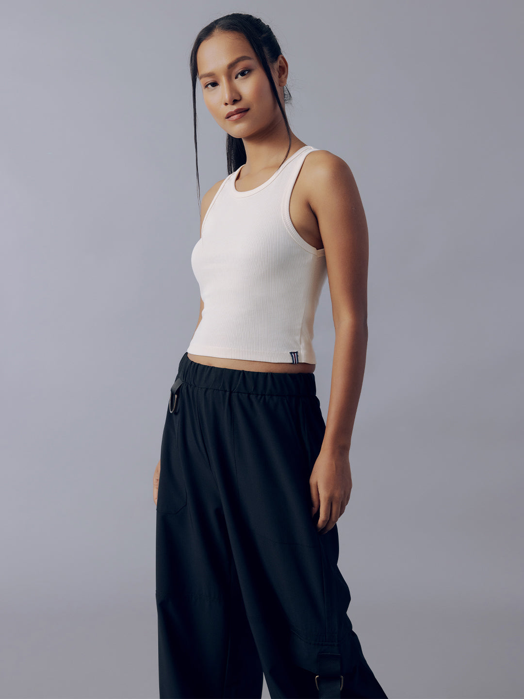 Fila Women Off White Tracey Sleeveless Tank Top