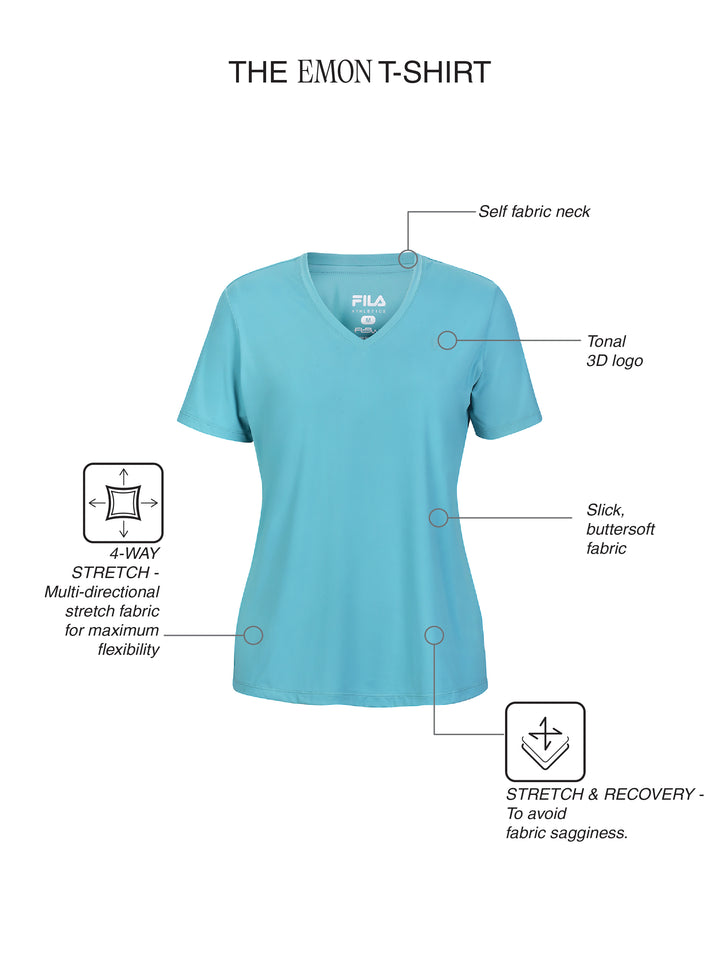 Fila Women Turquis Emon T-Shirt