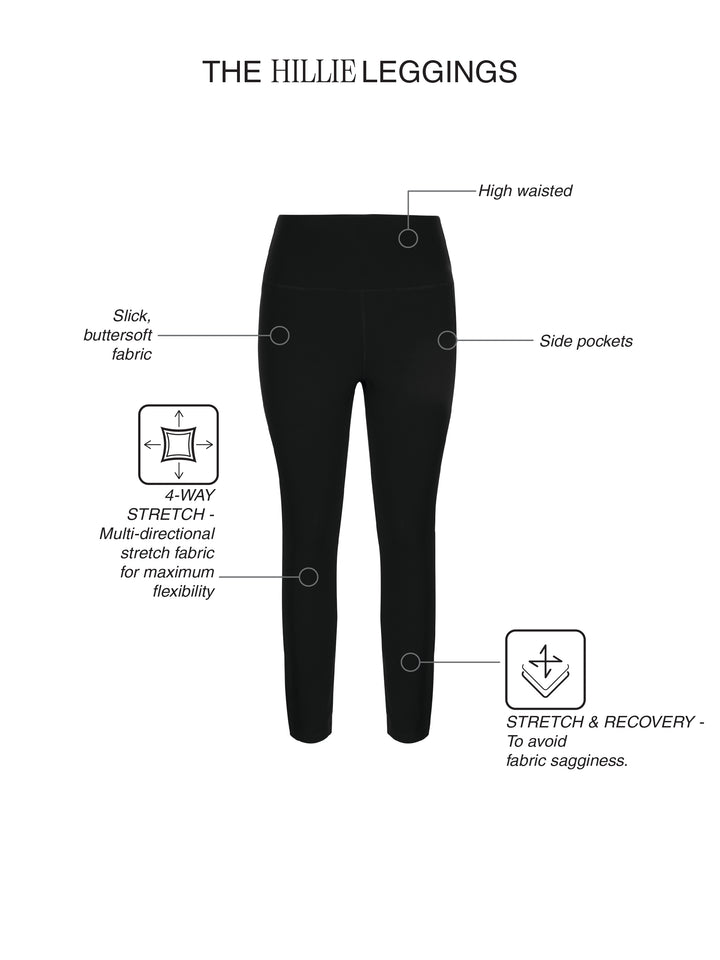 Fila Women Black Hillie Legging