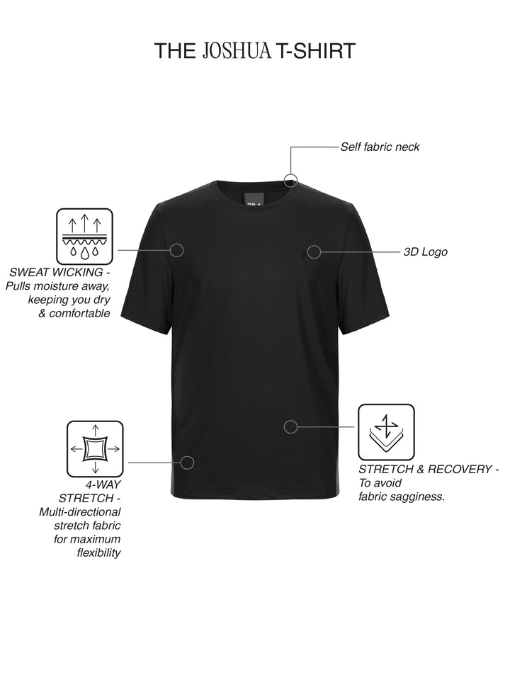 Fila Men Black Joshua T-Shirt