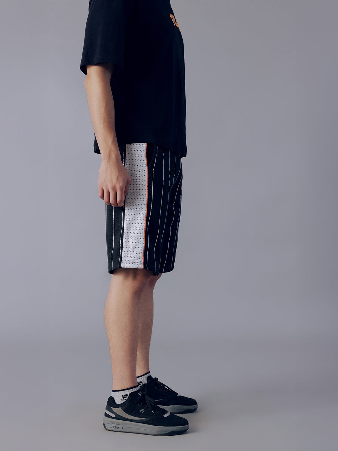 Fila Unisex Black Barkley Shorts