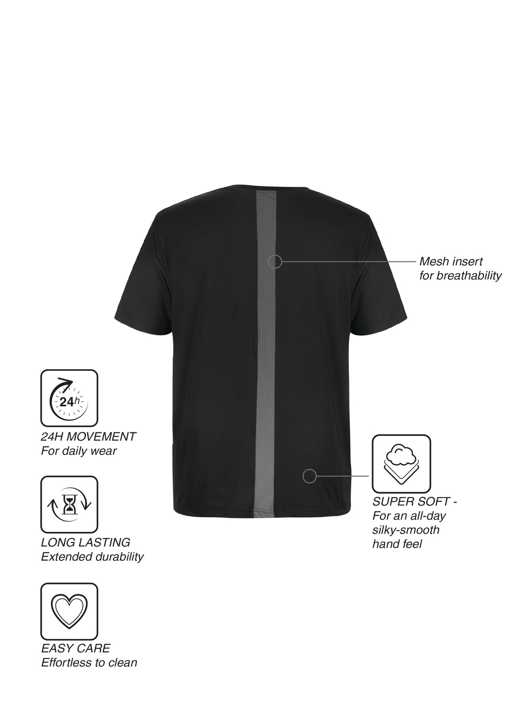 Fila Men Black Joshua T-Shirt