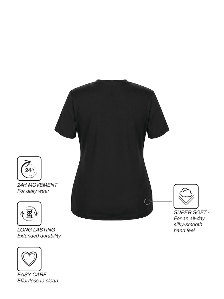 Fila Women Black Emon T-Shirt