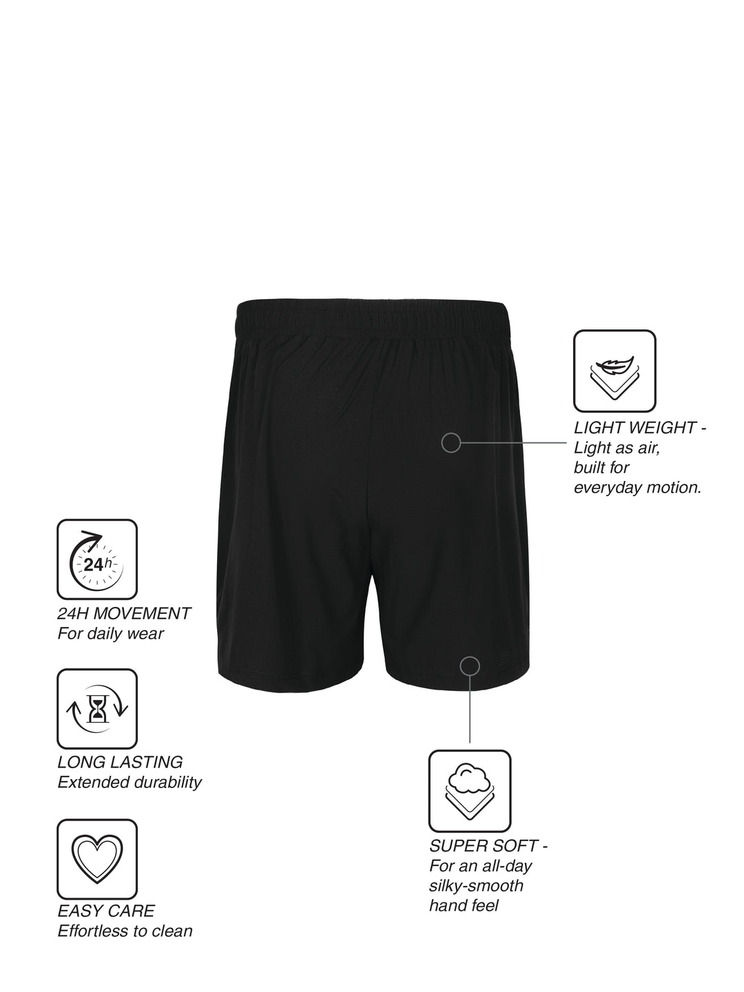Fila Men Black Clarke Shorts