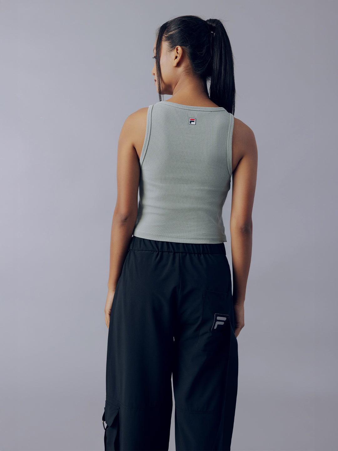 Fila Women Light Green Tracey Sleeveless Tank Top