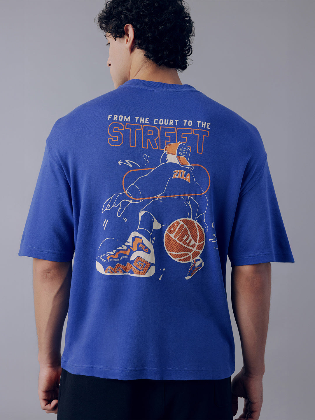 Fila Unisex Blue Reed T-Shirt