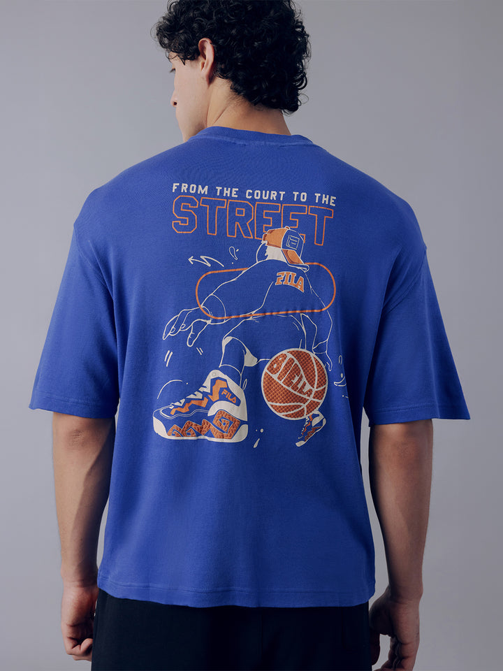 Fila Unisex Blue Reed T-Shirt