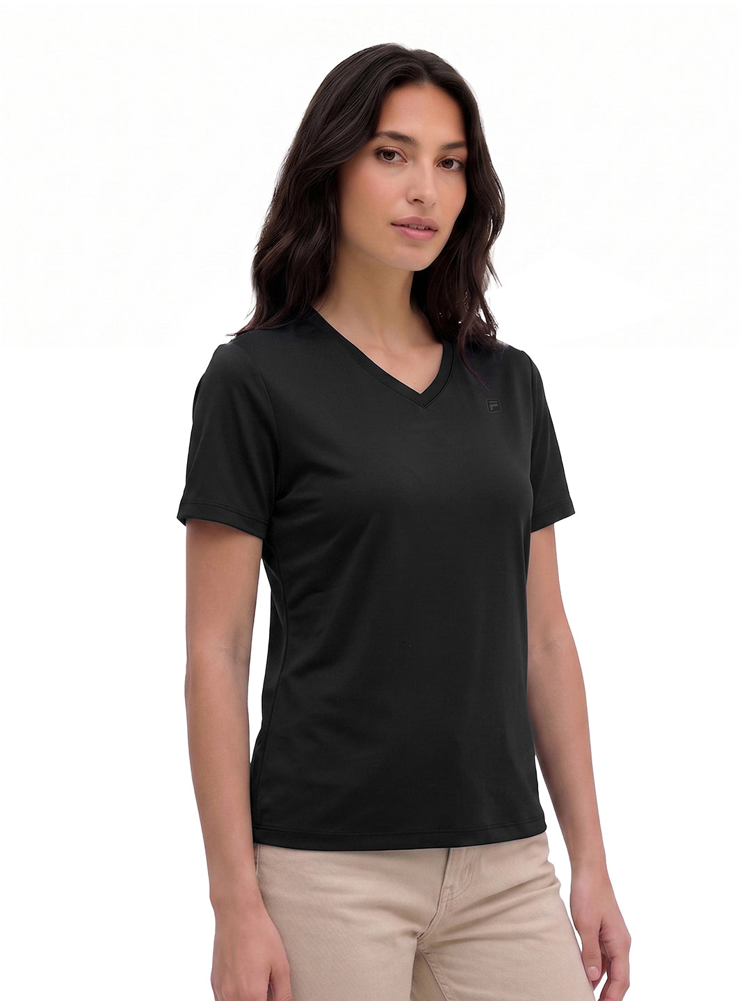 Fila Women Black Emon T-Shirt