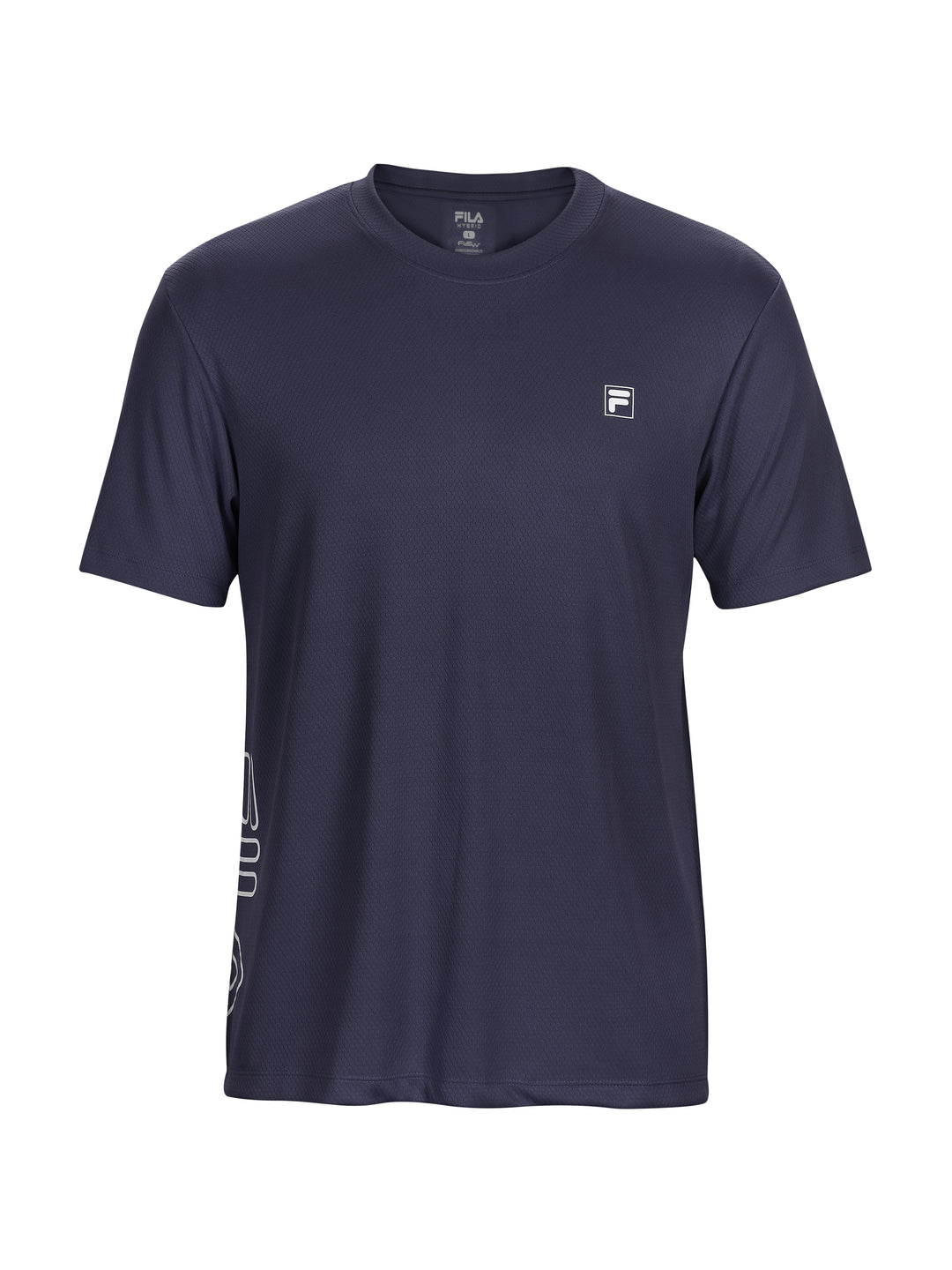 Fila Men Navy Picco Tee Knitted Tee Shirt