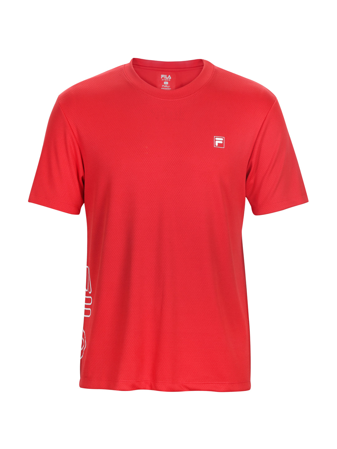 Fila Men Red Picco Tee Knitted Tee Shirt