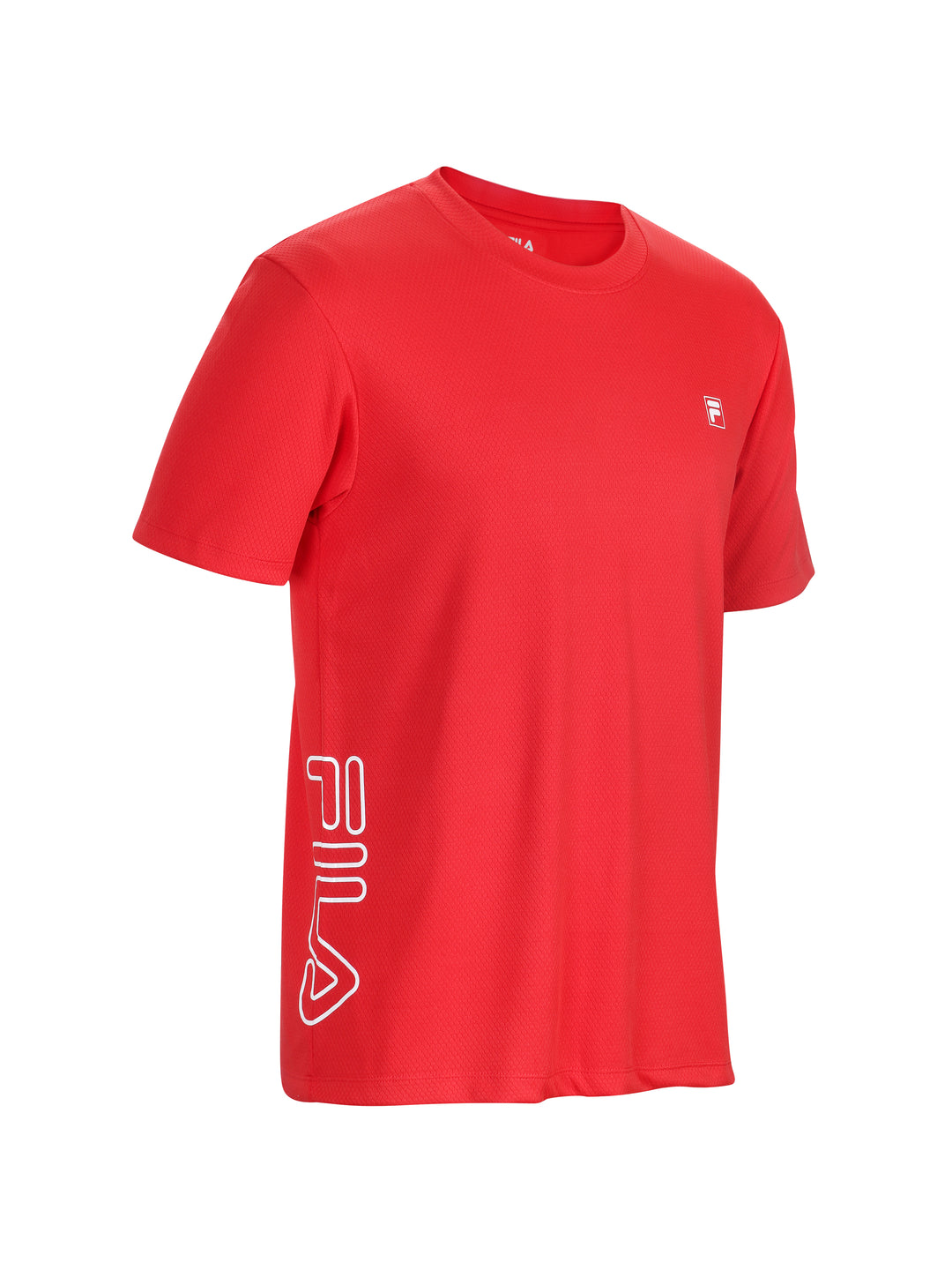 Fila Men Red Picco Tee Knitted Tee Shirt