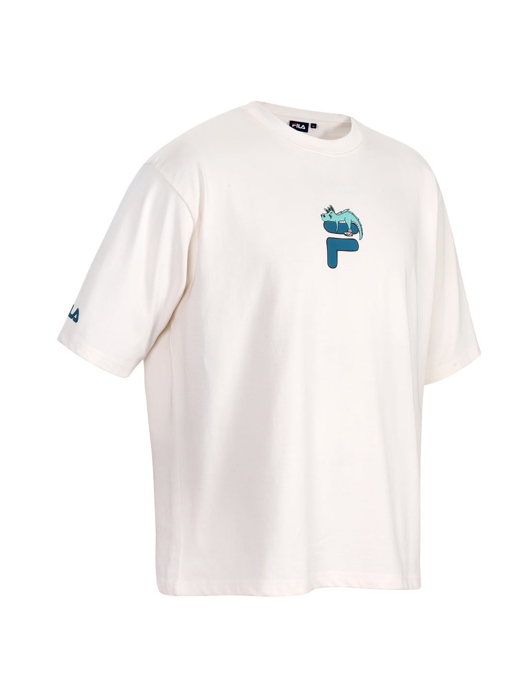 Fila Men Gardenia Dinno Knitted Tee Shirt