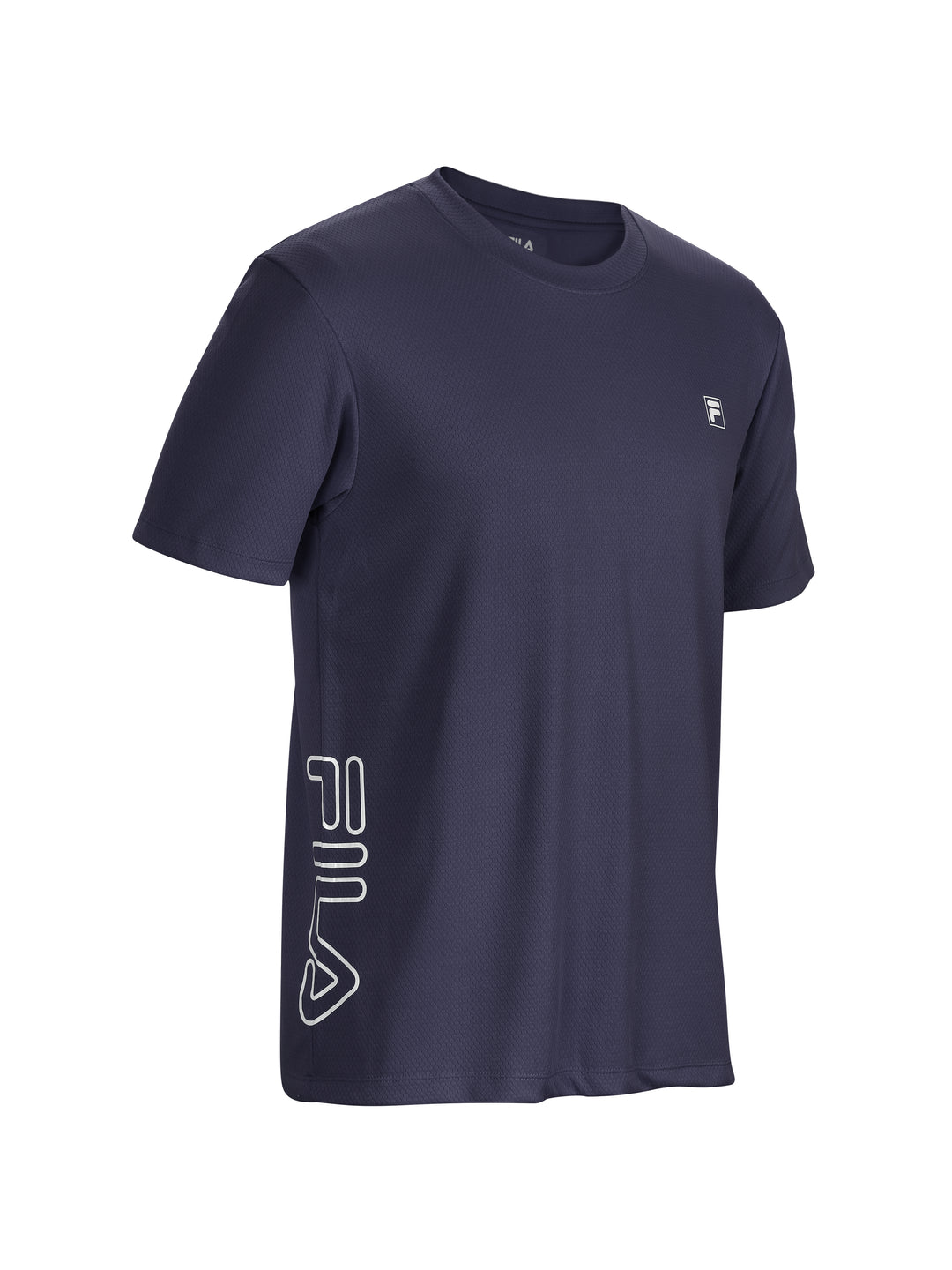 Fila Men Navy Picco Tee Knitted Tee Shirt