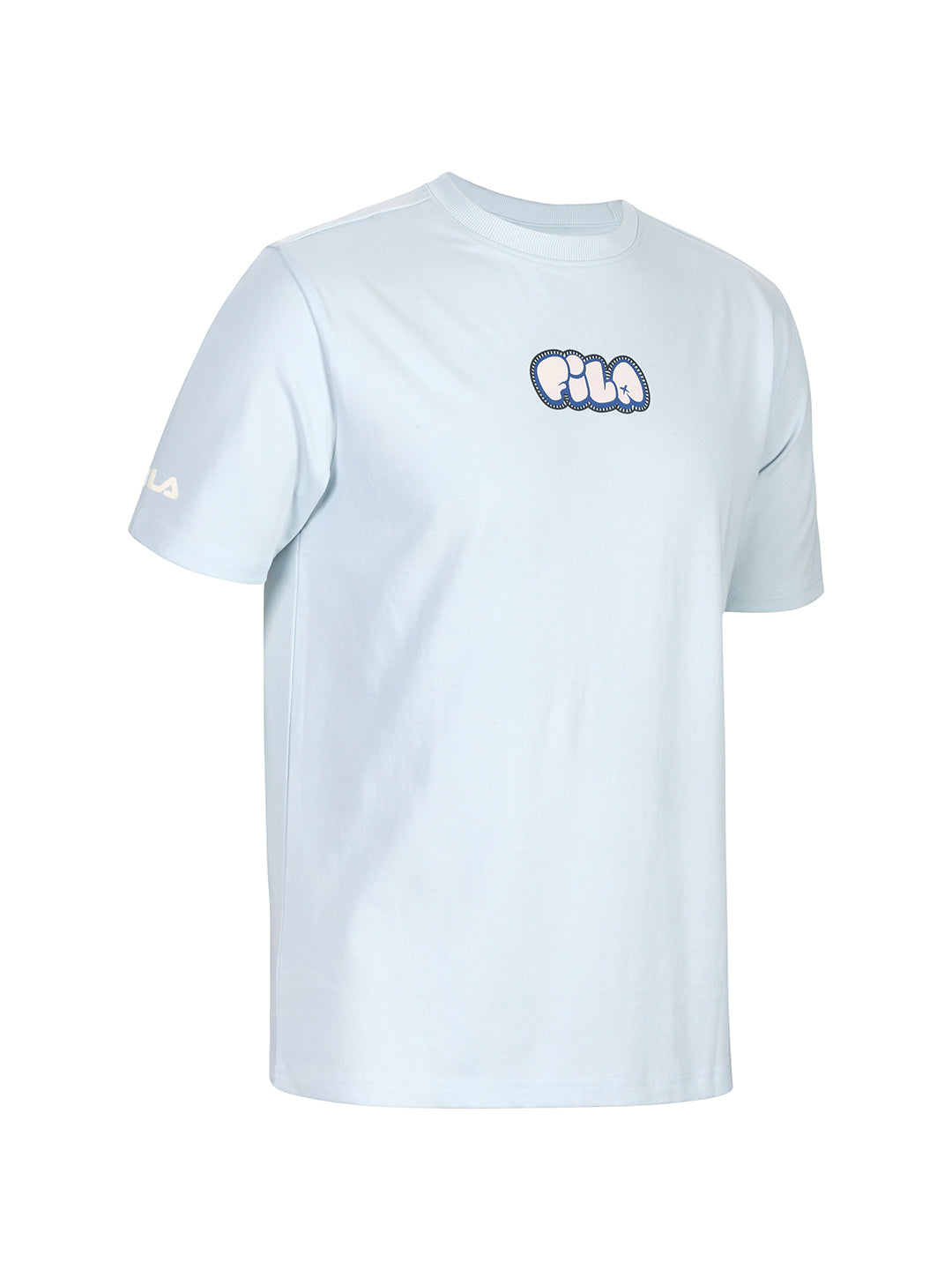 Fila Men Ice Blue Dolce Graphic T Shirt