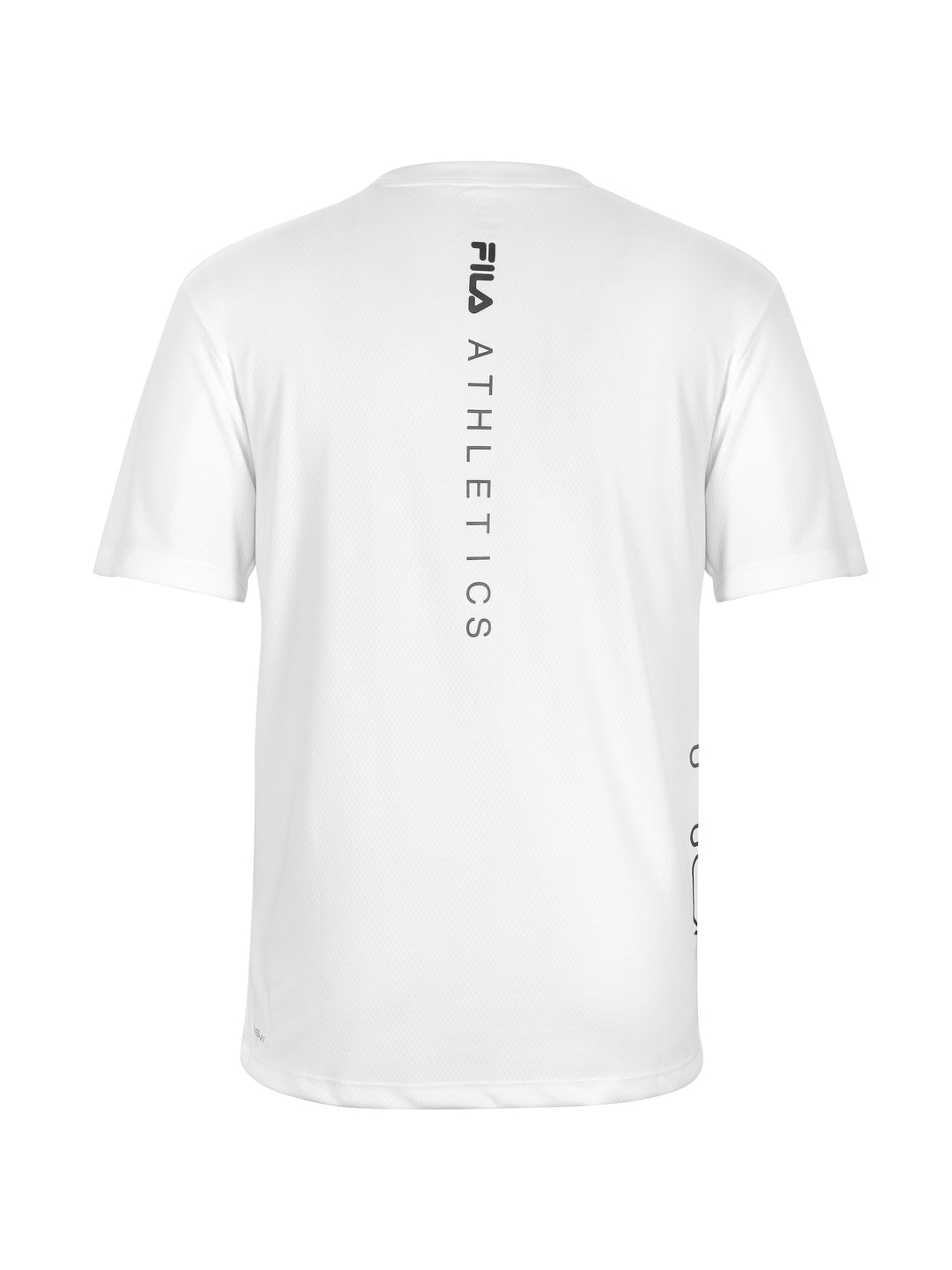 Fila Men White Picco Tee Knitted Tee Shirt