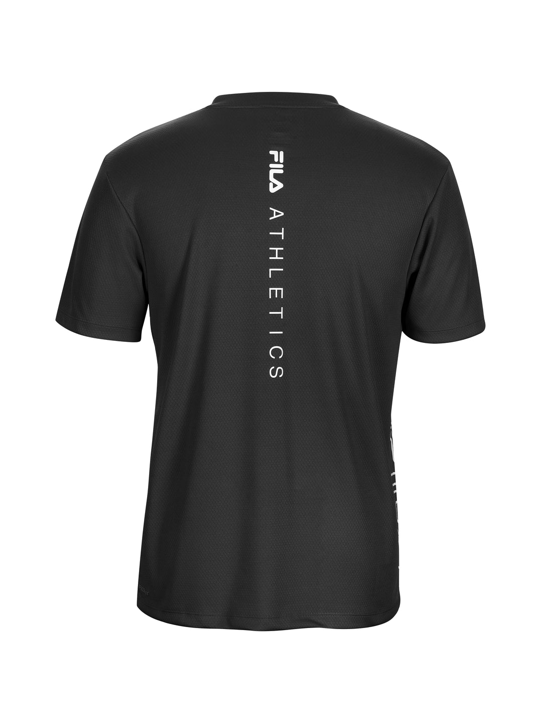 Fila Men Black Picco Tee Knitted Tee Shirt