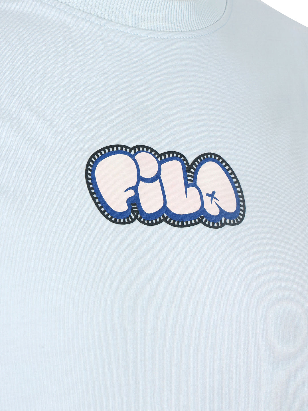 Fila Men Ice Blue Dolce Graphic T Shirt