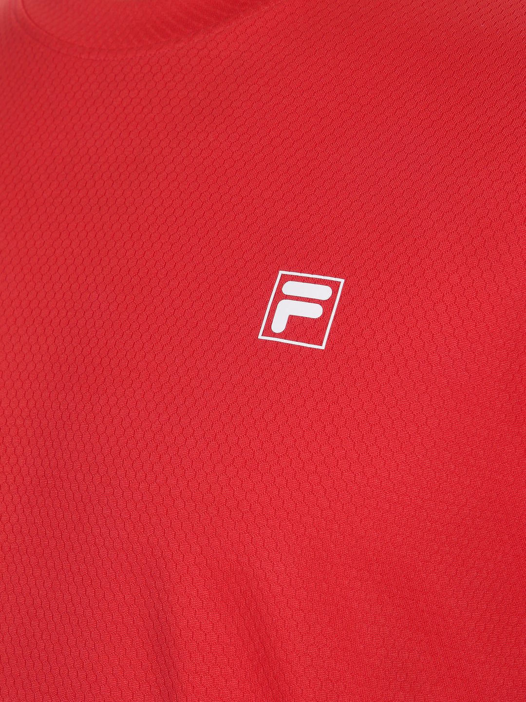 Fila Men Red Picco Tee Knitted Tee Shirt
