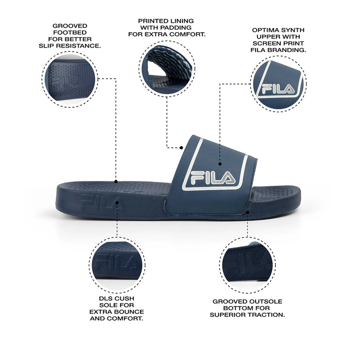 Fila Men Insignia Blue Ammer Slides