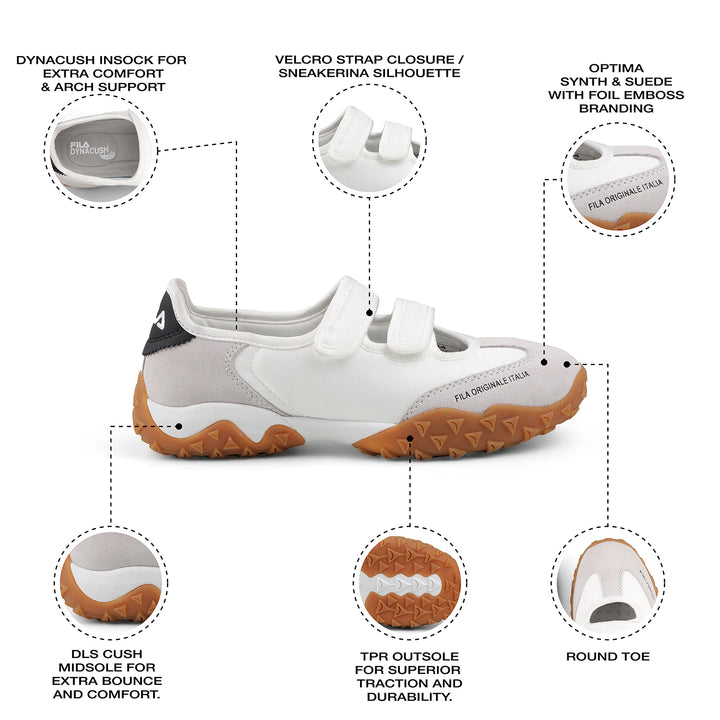 Fila Women White Anna Shoes