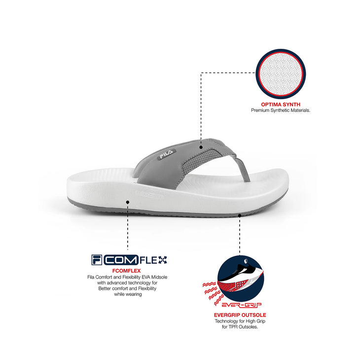 Fila Men Grey Ario Dual Thong