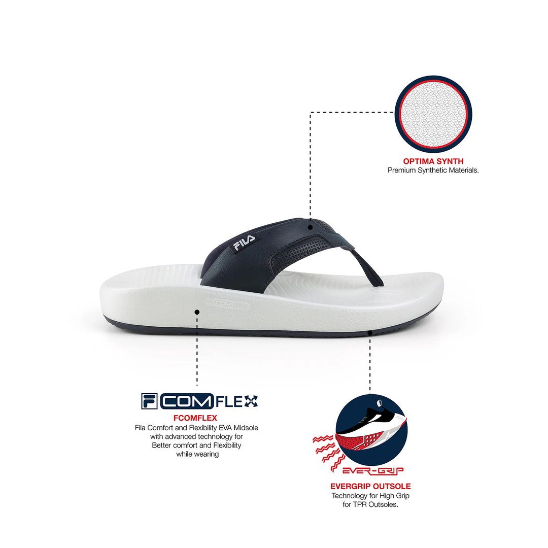 Fila Men Navy Ario Dual Thong