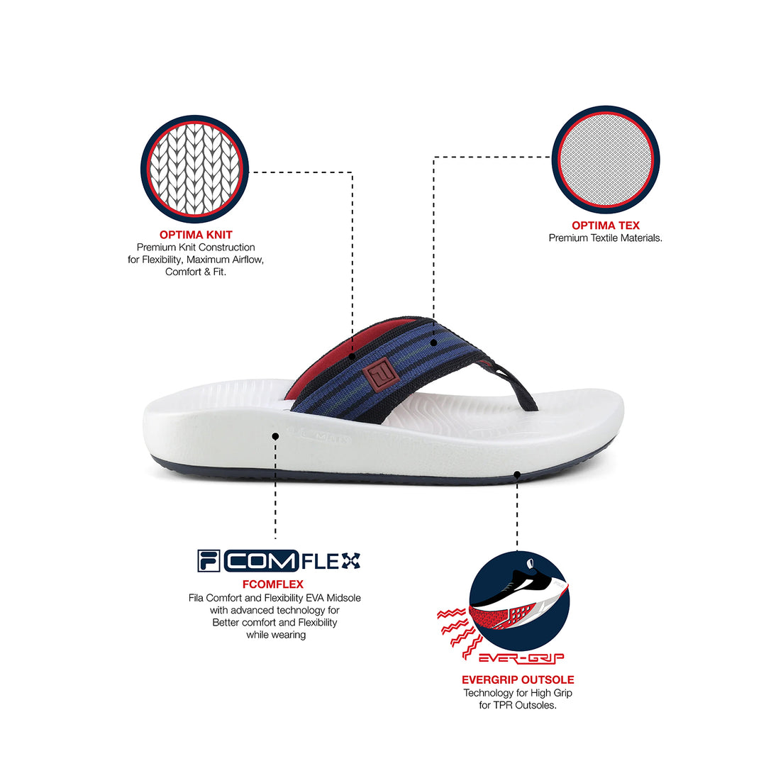 Fila Women Navy Ario Mel Thong