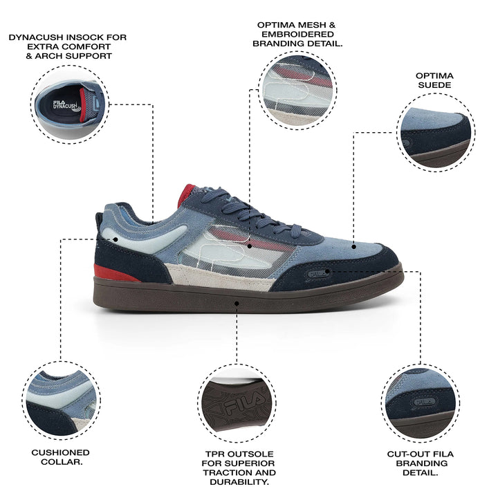 Fila Men Navy Asher Kenza Shoe