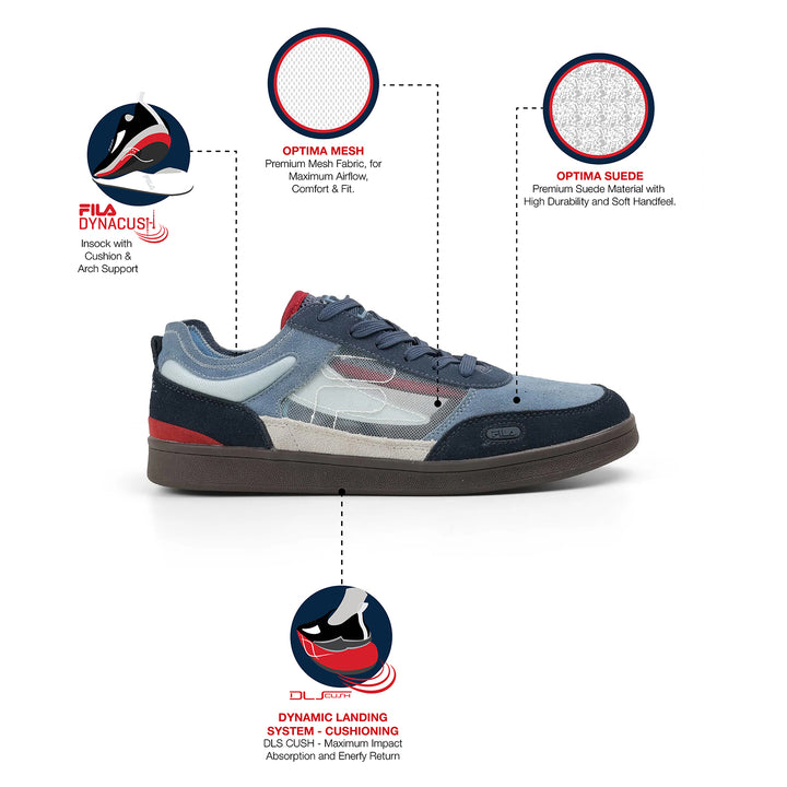 Fila Men Navy Asher Kenza Shoe