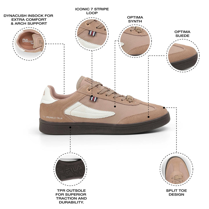 Fila Women Coffee Asher Textile Shoe