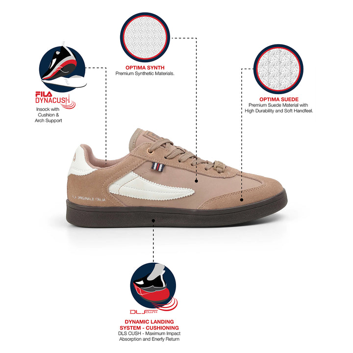 Fila Women Coffee Asher Textile Shoe