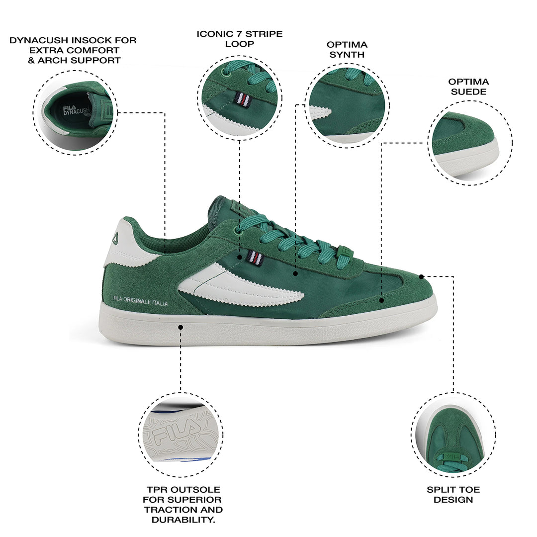 Fila Women Green Asher Textile Shoes