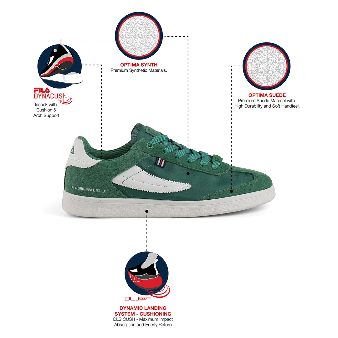 Fila Women Green Asher Textile Shoes