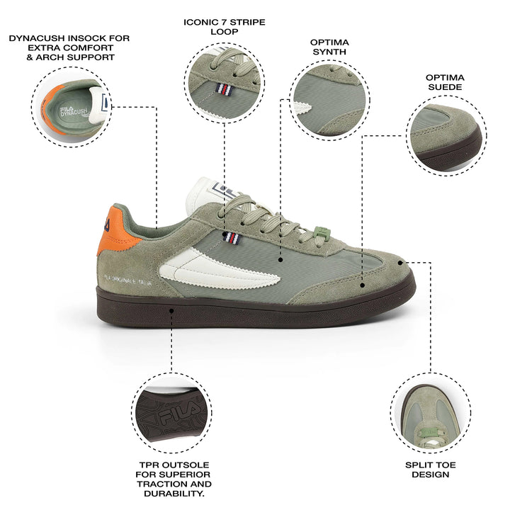 Fila Women Light Green Asher Textile Shoes