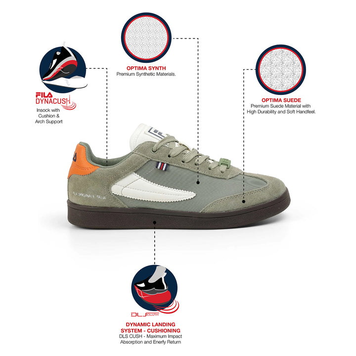 Fila Women Light Green Asher Textile Shoes