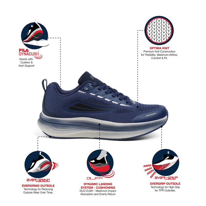 Fila Men Navy Darkin Shoe