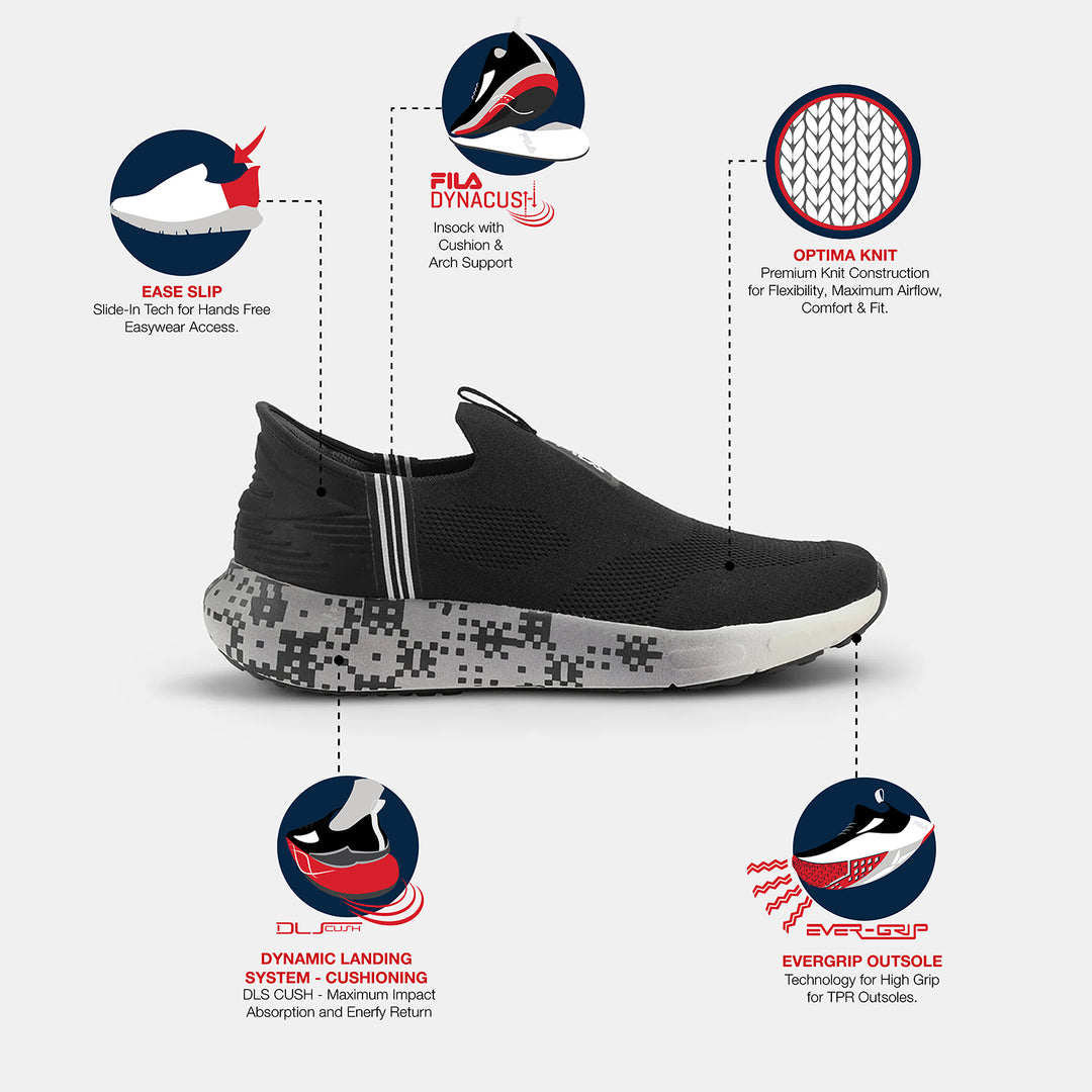 Fila Women Black Addor Shoes