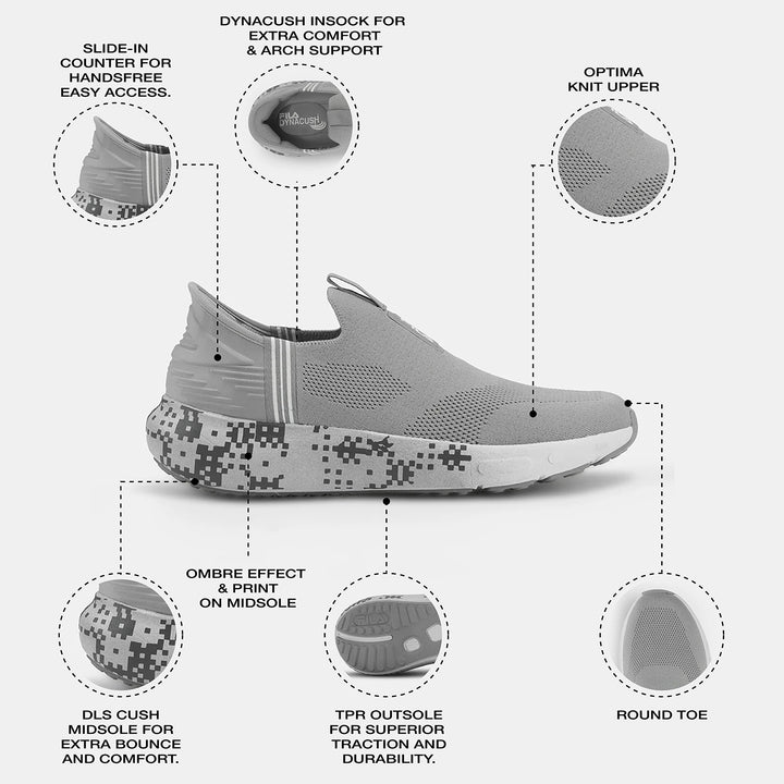 Fila Men Grey Addor Shoes