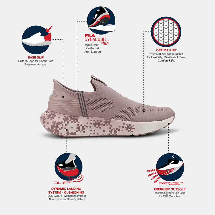 Fila Women Lavender Addor Shoes