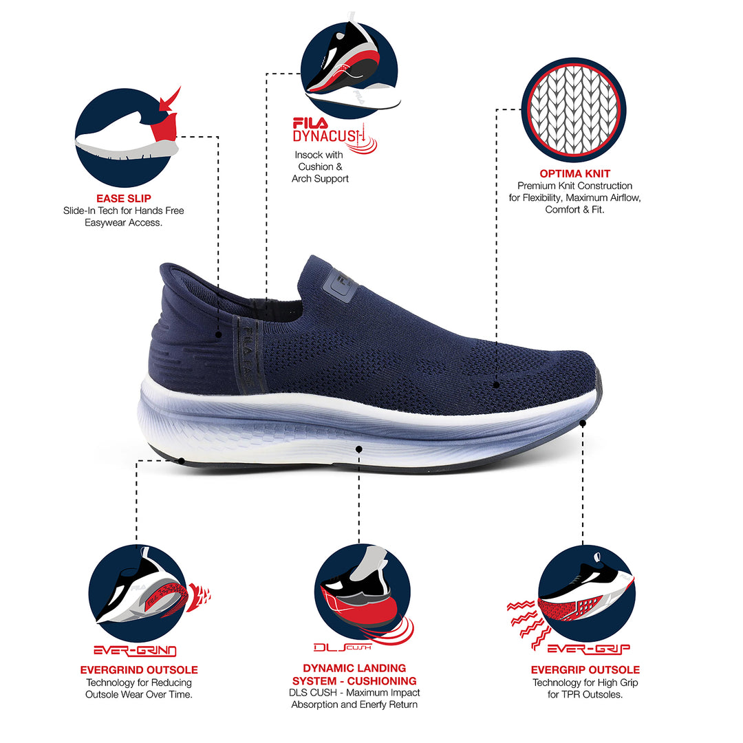 Fila Men Navy Ease Gavi Shoes